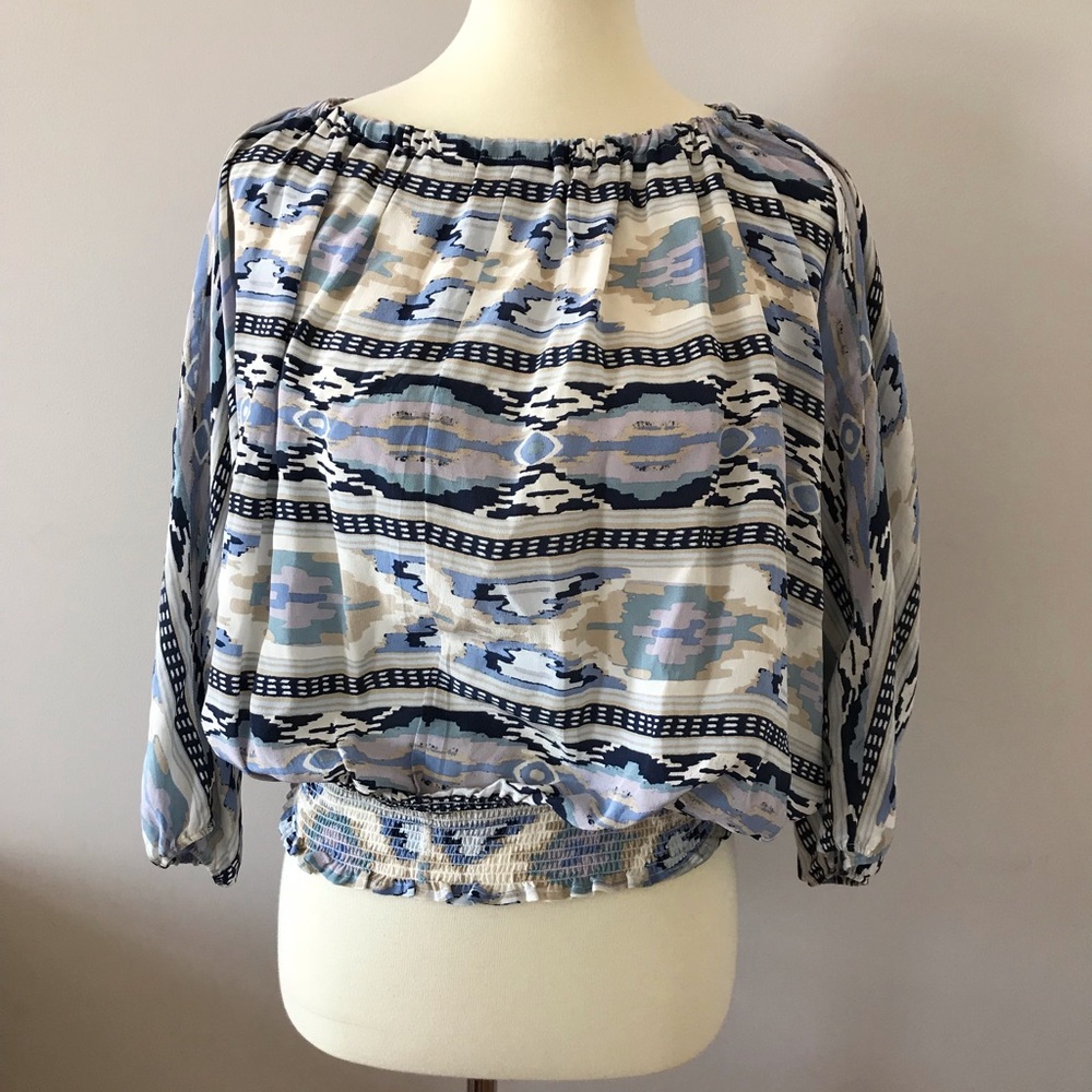 Alcee for Barney’s Silk Blouson Top